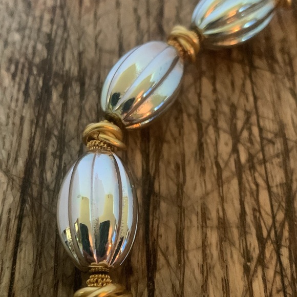 RARE FIND!! Vintage Anne Klein Runway Couture Art Deco Chunky Necklace 18 in - Picture 8 of 10